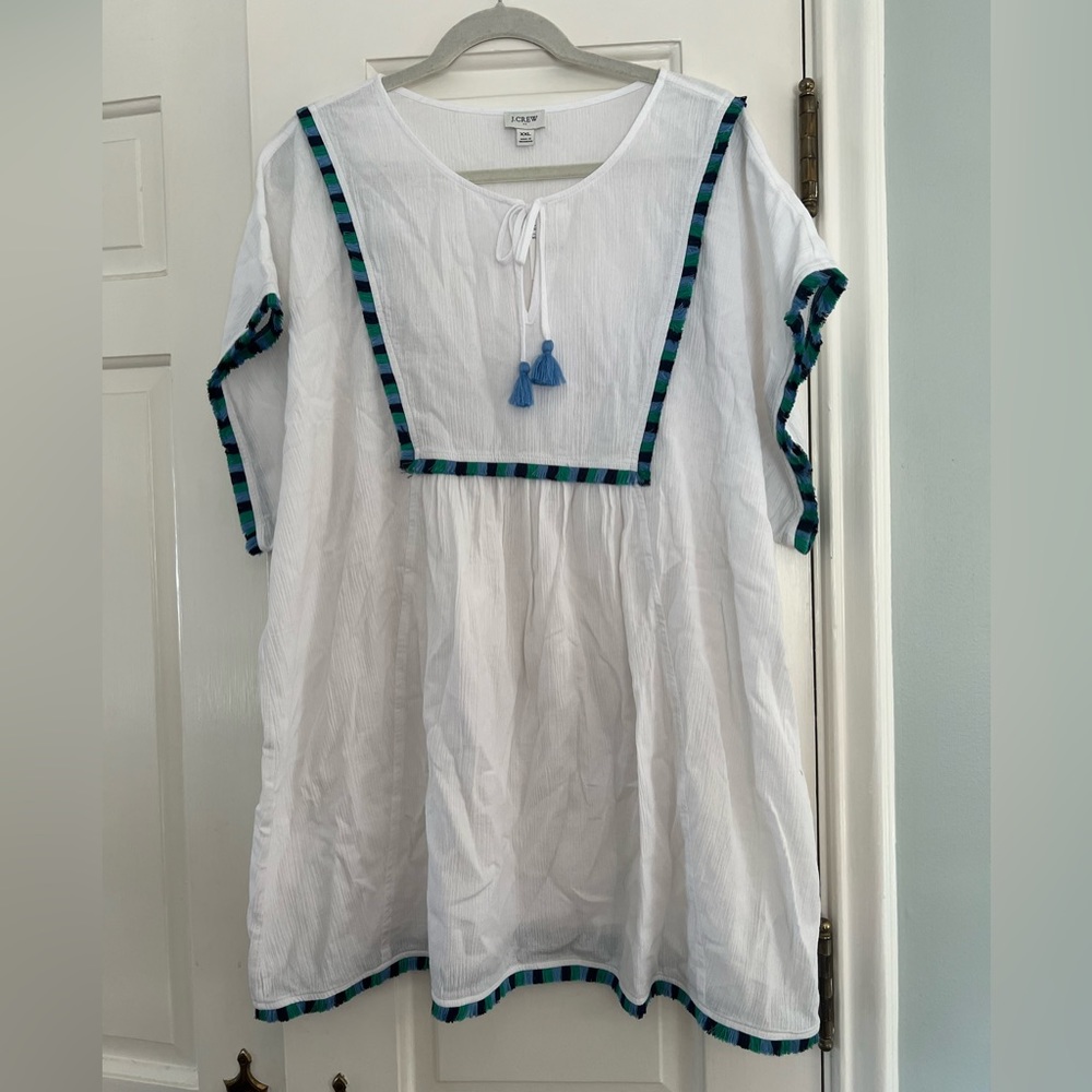 J Crew Gauze Tunic/Swim Cover-Up NWT